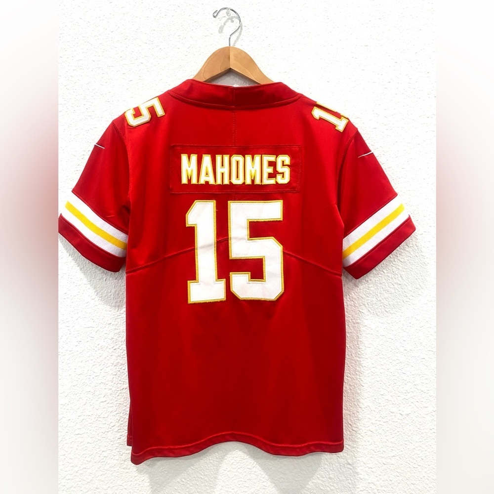 NIKE NFL Kansas City Chiefs Patrick Mahomes Game Red Jersey Stitched Boys XL